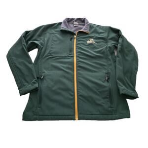 KA Knights Apparel Wright State Raiders Mens L Green Full Zip Jacket Pre-owned